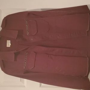 Marshalls burgundy jacket